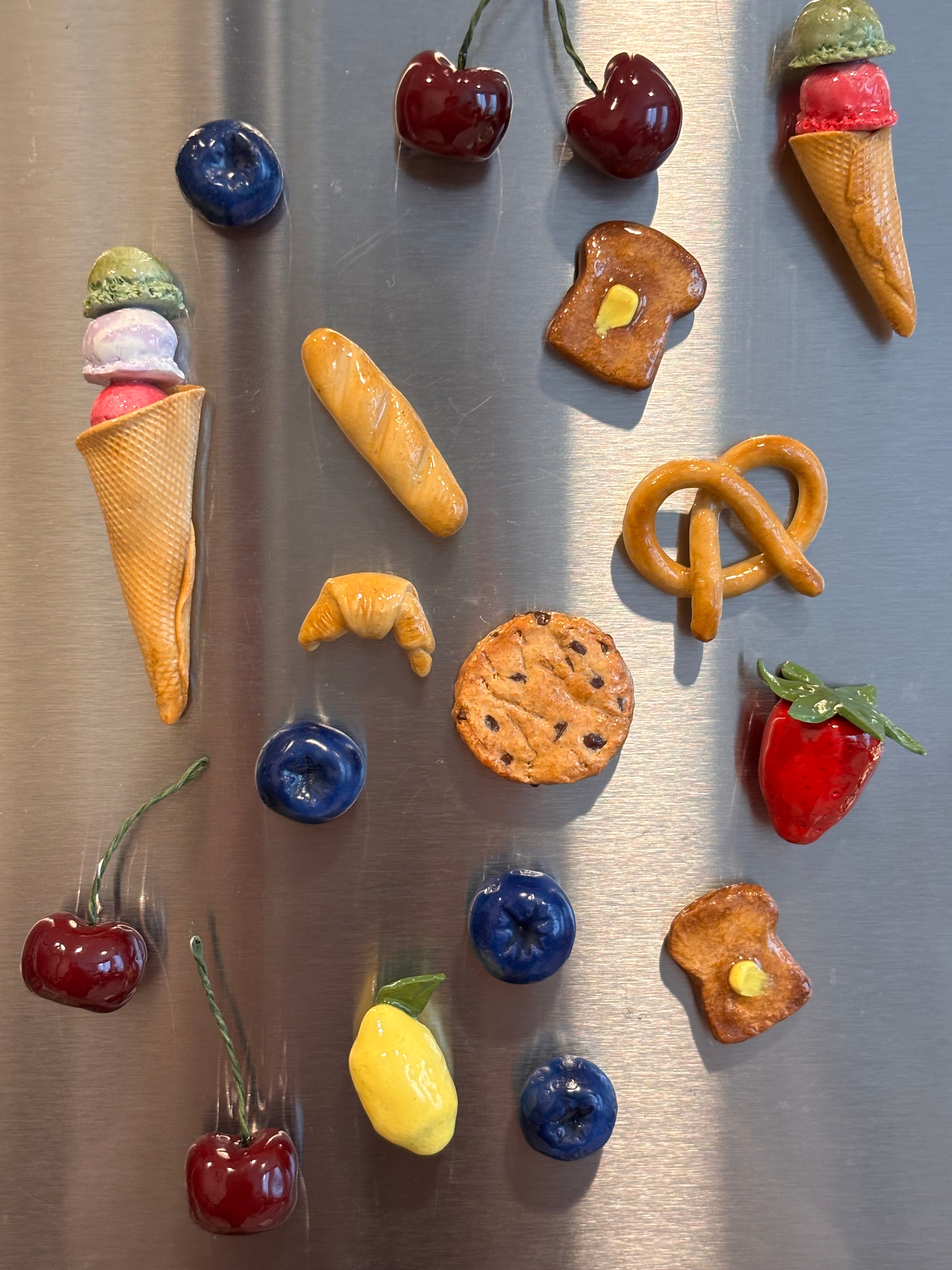 Handmade Pantry Themed Fridge Magnets